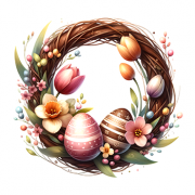 Easter Wreath Magnet