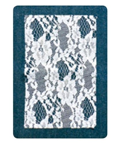 Saldastrappi Termo - Jeans scuro e pizzo bianco
