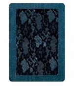 Saldastrappi Termo - Jeans scuro e pizzo nero