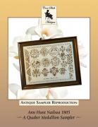 Ann Hunt Nailsea 1805 A QuakerMedallion Sampler