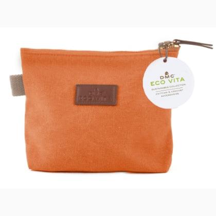 Pochette per piccoli accessori - Terracotta