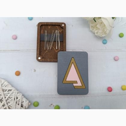 Porta-aghi - Triangolo - Rosa
