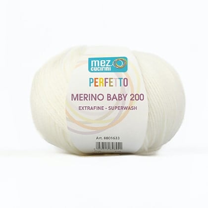 Perfetto Merino Baby 200 - 00100 - Bianco