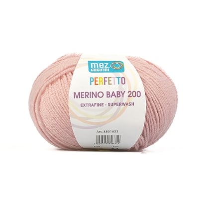 Perfetto Merino Baby 200 - 00250 - Rosa Cipria