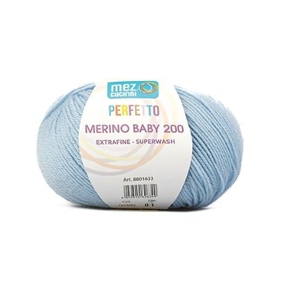 Perfetto Merino Baby 200 - 00350 - Azzurro Baby