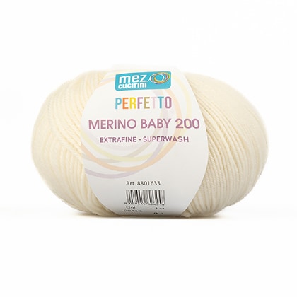 Perfetto Merino Baby 200 - 00110 - Panna