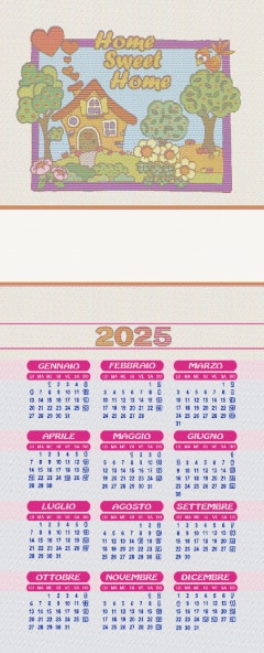 Jacquard Calendar - Home Sweet Home - 2025