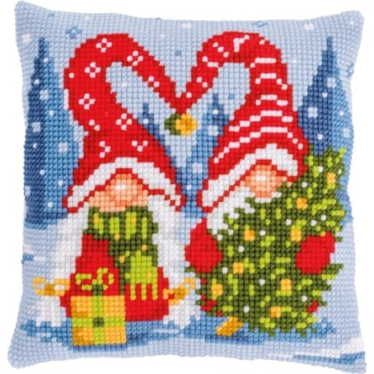 Cuscino: Gnomi di Natale
