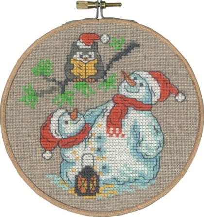 Owl & snowman