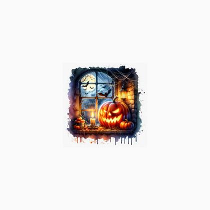 Pumpkin Window Magnet