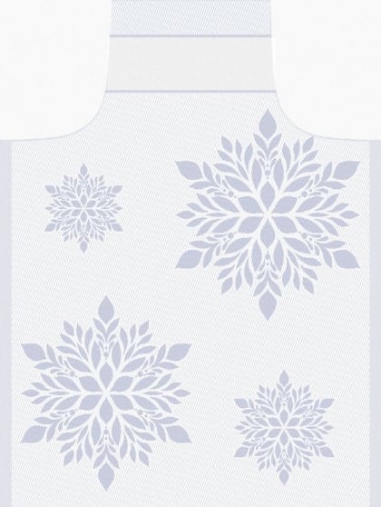 Grembiule Vik Lurex - Azzurro / Argento