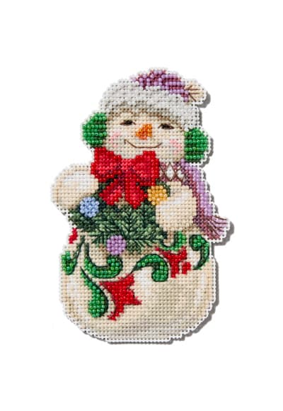 Snowman with Earmuffs