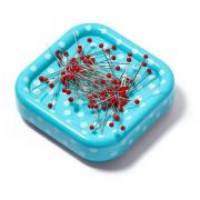 Puntaspilli magnetico con spilli testa di vetro, Prym love
