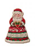 Santa Holding Heart