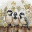 Chickadees On The Fence