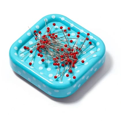 Puntaspilli magnetico con spilli testa di vetro, Prym love