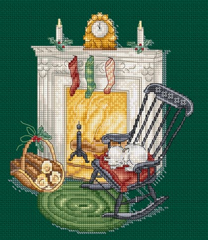 Resting by the chimney