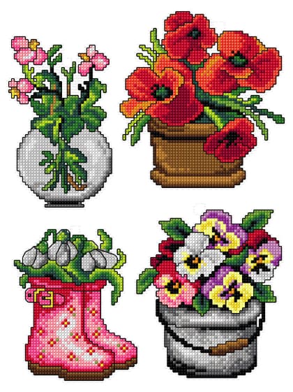 Vasi di fiori (4)