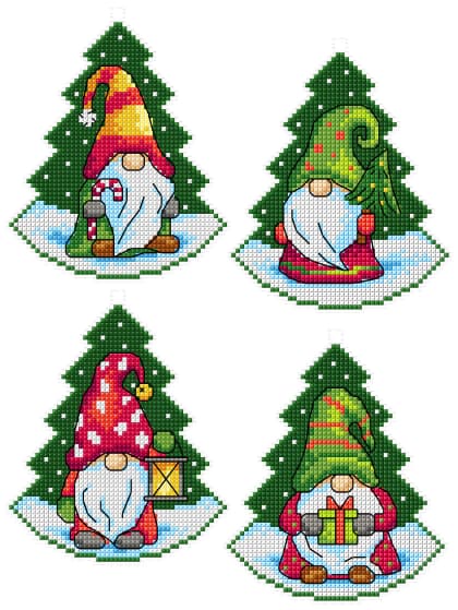 Gnomi negli alberi di Natale (4)