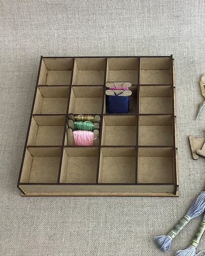 Organizer per farfalline porta-filati