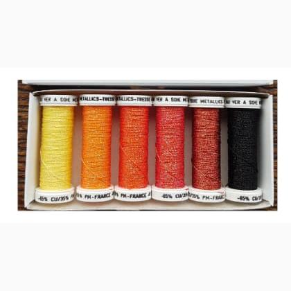 Tressé Métallisé 4 - Pack 6 tonalità - Tramonto