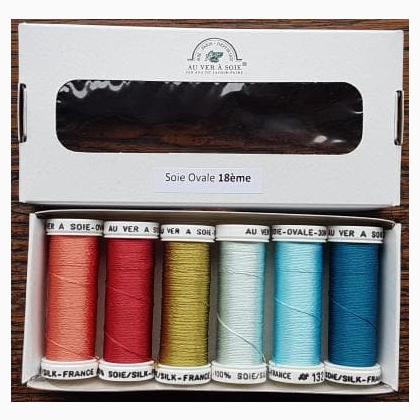 Soie Ovale - Pack 6 tonalità - 18ème