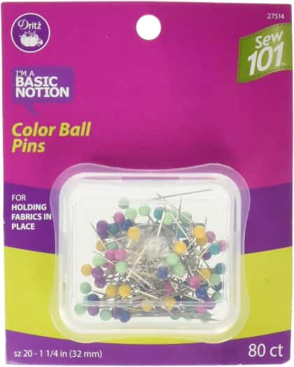 Spilli con testa colorata - Sew 101