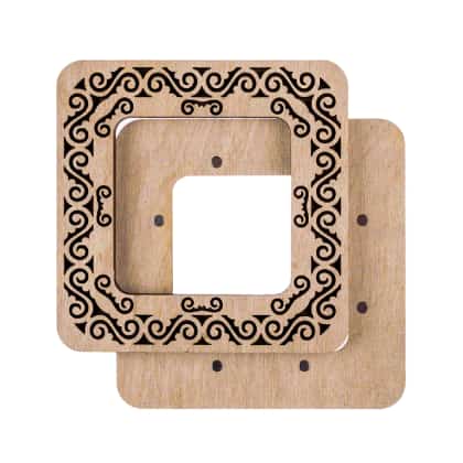 Telaio da ricamo con magneti 10x10 cm
