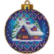Palla di Natale - Cottage d'inverno