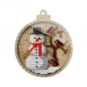 Palla di Natale - Pupazzo di neve