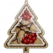 Albero di Natale con bacche rosse