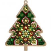 Albero di Natale con fiori