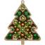 Albero di Natale con fiori