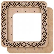 Telaio da ricamo con magneti 14x14 cm
