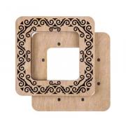 Telaio da ricamo con magneti 10x10 cm