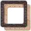 Telaio da ricamo con magneti 19x19 cm - Scuro