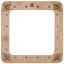 Telaio da ricamo con magneti 14x14 cm - Scuro