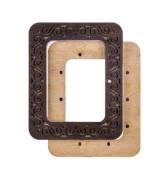 Telaio da ricamo con magneti 10.5x13 cm - Scuro