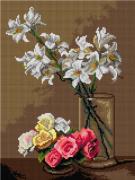 Roses and Lilies (Henri Fantin - Latour)