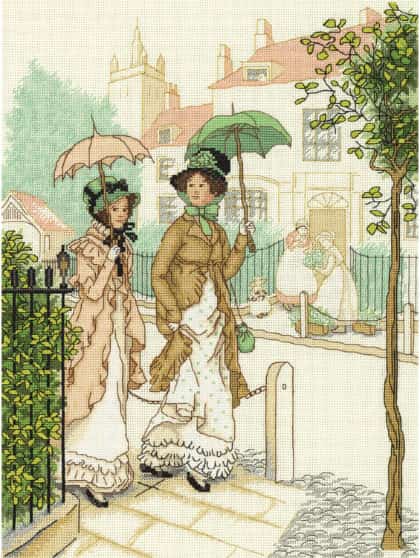 Signore a passeggio (H. Thomson)