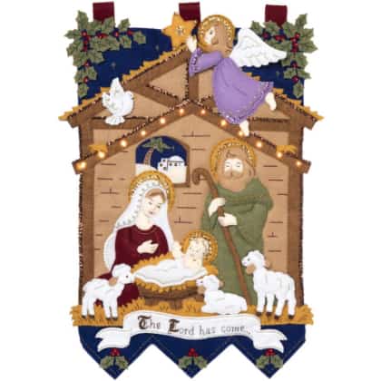 Kit decorazione in feltro - Away In The Manger