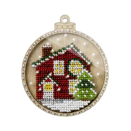 Palla di Natale - Cottage innevato