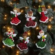 Kit decorazioni in feltro - Angeli di Natale