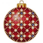 Palla di Natale - Rosso/Bianco