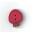 4723 - Small Rosy red christmas bulb