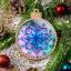 Palla di Natale - Stella di Natale Blu