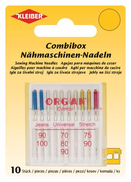 Aghi per macchine da cucire in astuccio Combibox