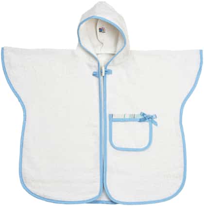 Accappatoio Poncho 2-3 anni - Baloon Tales - Cielo