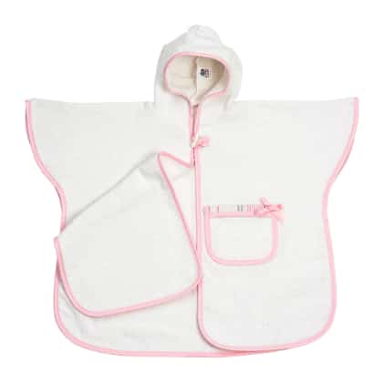 Accappatoio Poncho 2-3 anni - Baloon Tales - Rosa