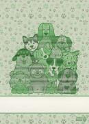 Asciugapiatti - Wooff - Verde